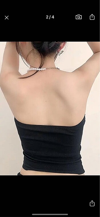 Zara gotik punk crop top büstiyer
