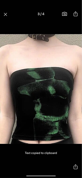gotik punk crop top büstiyer