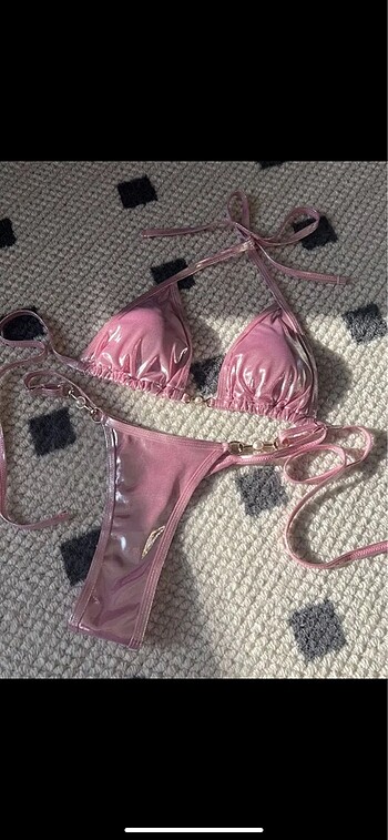 sedefli parlak taşlı bikini takımı coquette
