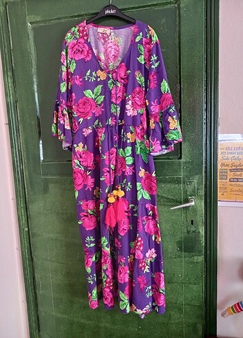 Park moda etnik otantik uzun elbise
