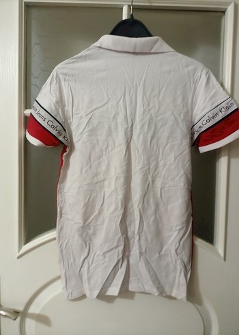 Calvin Klein Erkek Kırmızı Polo Tişört orijinal. - Görsel 4