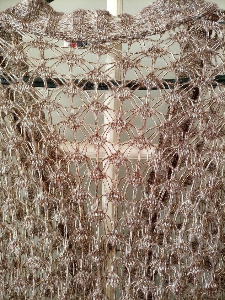 Bohem Tarz Örgü parlak Kadın Hırka - Görsel 5