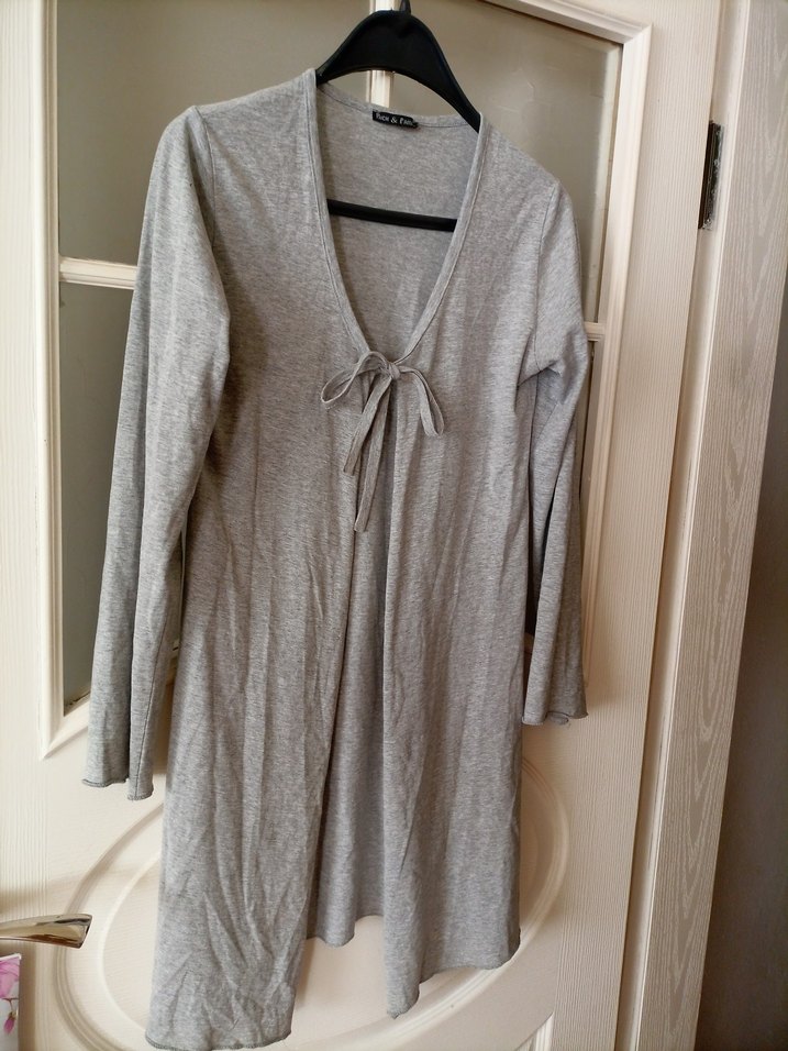 Hırka Gri Uzun Kollu - Görsel 2