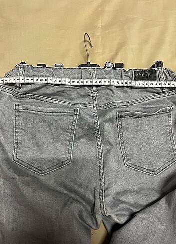 xxl Beden gri Renk Kot pantolon