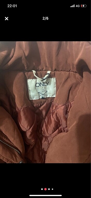 Only Kapşonlu mont