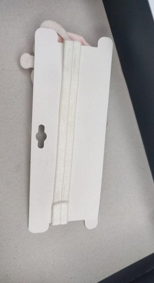 Beyaz Baskılı Pastel Fiyonk Saç Bandı - Görsel 2