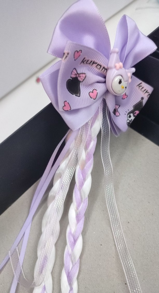 Mor Bağlamalı Gotik Saç Aksesuarı - Görsel 2