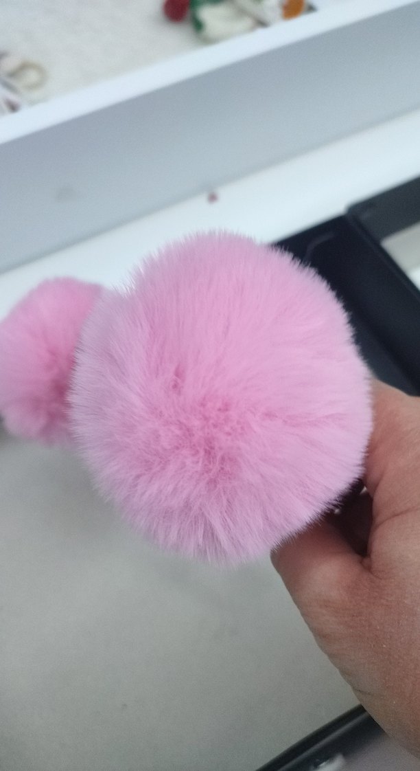 Pembe Kürklü Çocuk Taç - Görsel 2