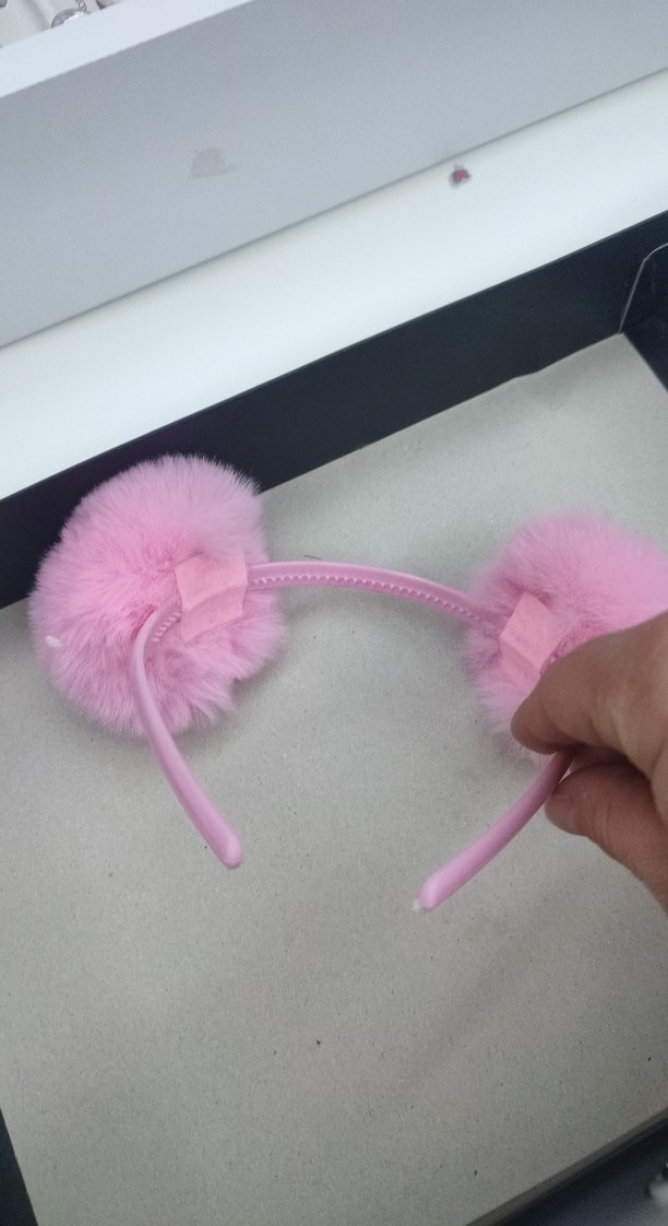 Pembe Kürklü Çocuk Taç - Görsel 3