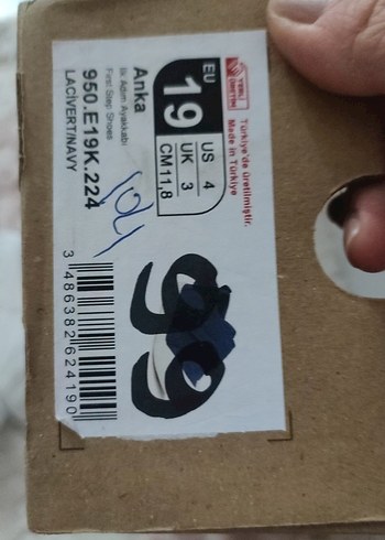 Bebek İlk Adım Ayakkabısı Lacivert - Görsel 3