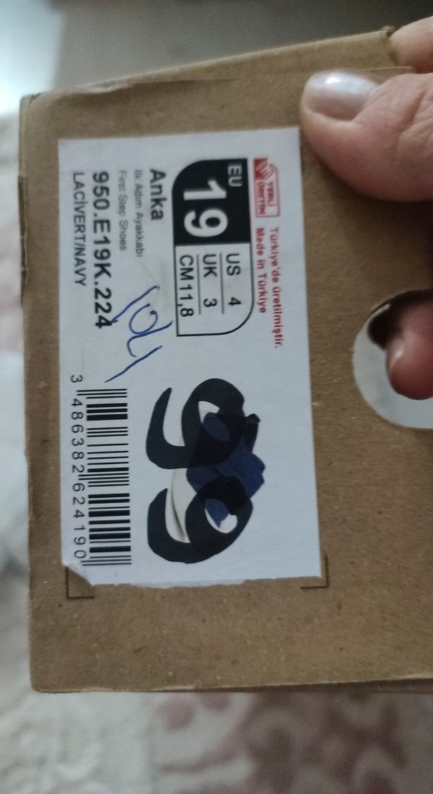 Bebek İlk Adım Ayakkabısı Lacivert - Görsel 3