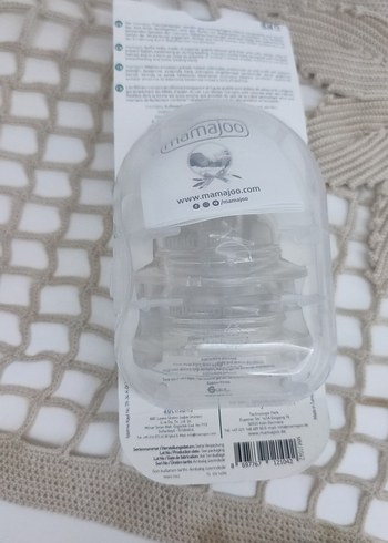 Mamajoo Bebek Biberonu Emziği 2'li Beyaz - Görsel 2