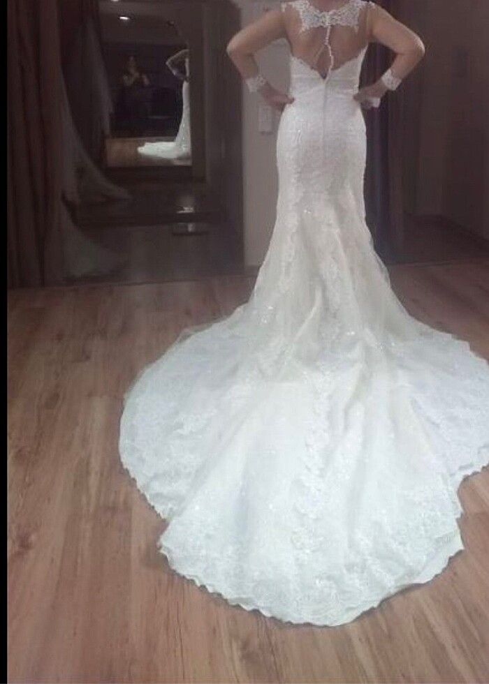 balık model gelinlik - Görsel 4