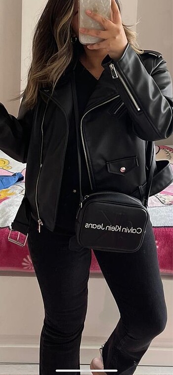 l Beden Zara deri ceket
