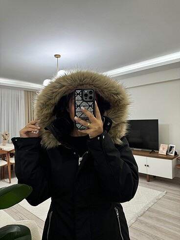 m Beden ZARA WİNTER FİTTED PARKA