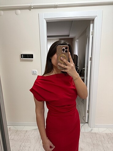 s Beden drape elbise