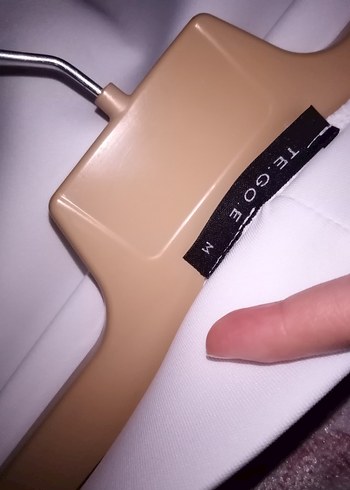 Beyaz Uzun Scuba Kiloş Etek - Görsel 3