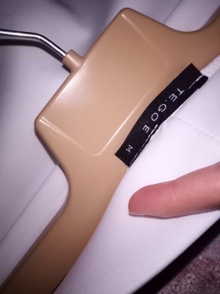 Beyaz Uzun Scuba Kiloş Etek - Görsel 3