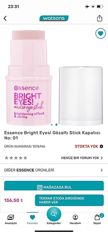 Essence Esse.nce Stick Kapatıcı
