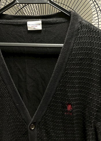 xl Beden Eskitme Düğmeli Gri Erkek Triko Hırka