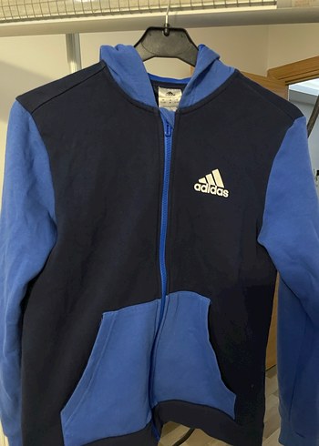 Erkek Çocuk Lacivert Fermuarlı Sweatshirt - Görsel 2