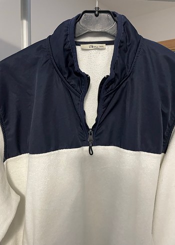 Ltb Gri Yarım Fermuarlı Polar - Görsel 2