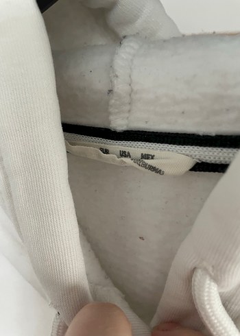 Oysho Beyaz Kapüşonlu Sweatshirt - Görsel 2