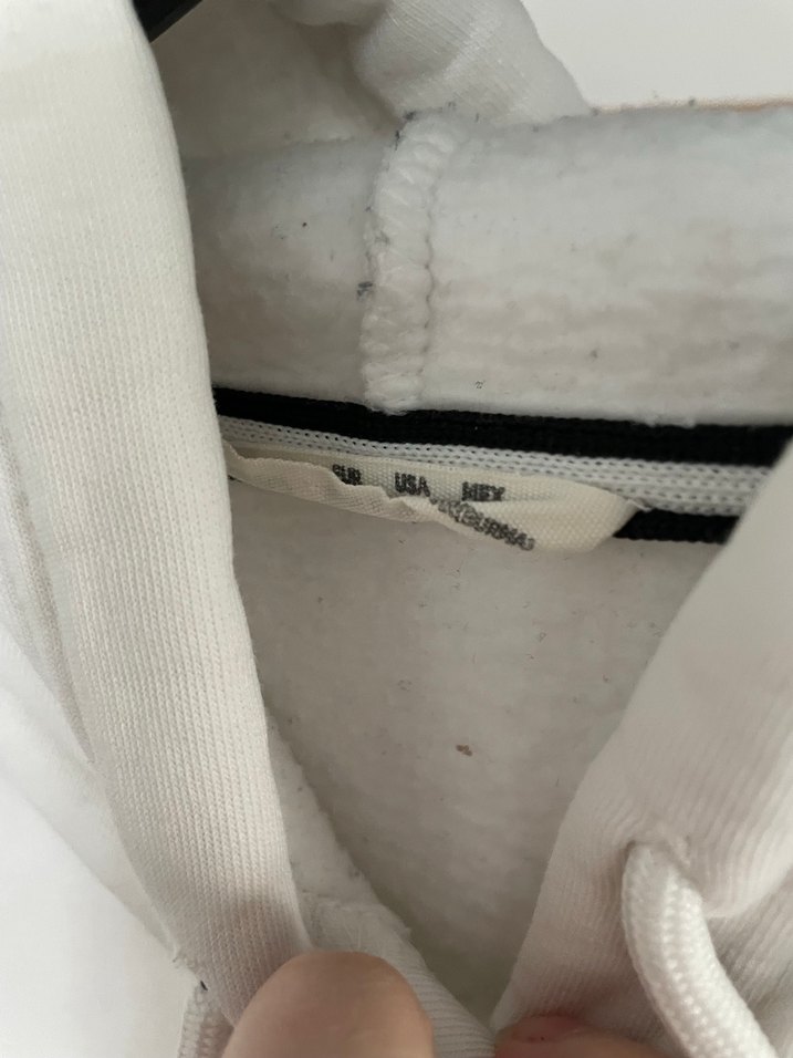 Oysho Beyaz Kapüşonlu Sweatshirt - Görsel 2