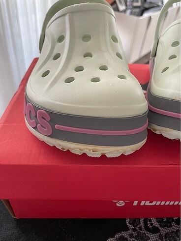 37 Beden yeşil Renk Crocs terlik