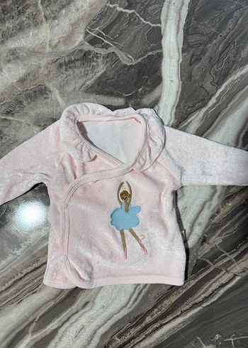 Pembe Nakışlı Dantel Detaylı Bebek Kız Takımı - Görsel 2