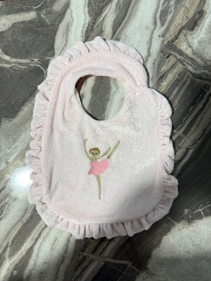 Pembe Nakışlı Dantel Detaylı Bebek Kız Takımı - Görsel 4