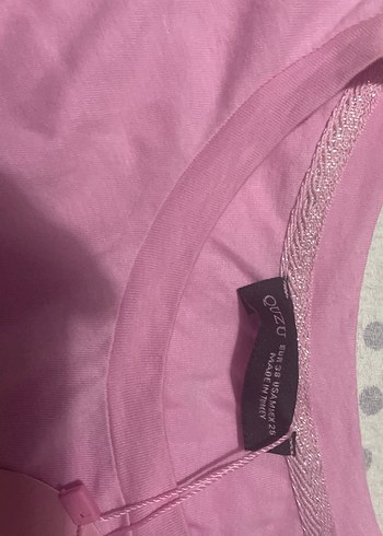 Pembe zimbali mini tsort - Görsel 3