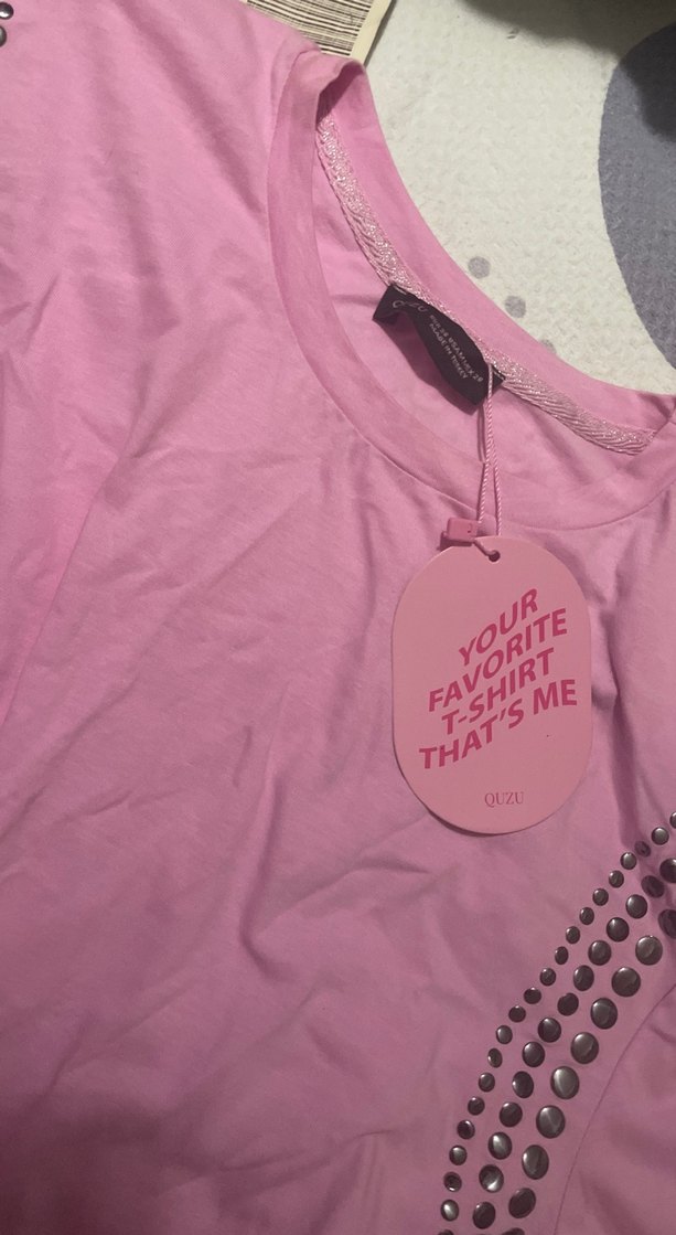 Pembe zimbali mini tsort - Görsel 4