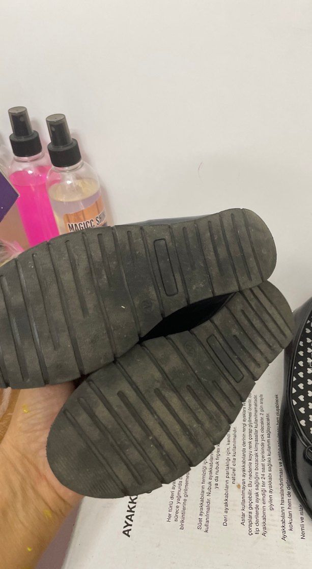 Kız Çocuk Siyah Rugan Tokalı Babet - Görsel 2