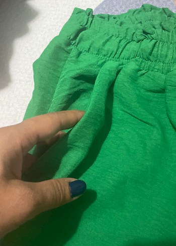 Yeşil mom pantolon kesteni harikadir sifir etiketsiz - Görsel 4