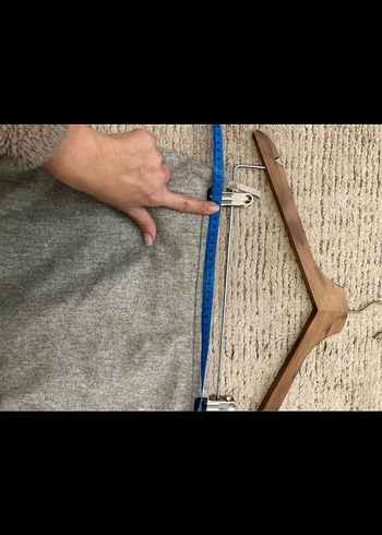 m Beden gri Renk Yargıcı Gri Yünlü Midi Etek
