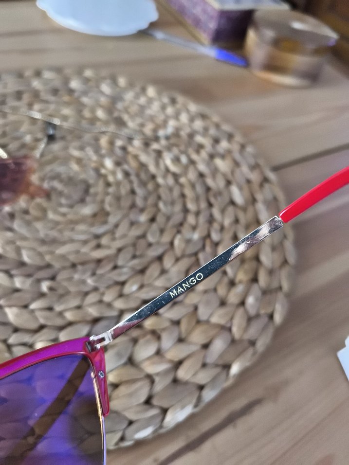 Mango Bohem Zincir Detaylı Renkli Kadın Güneş Gözlüğü - Görsel 4