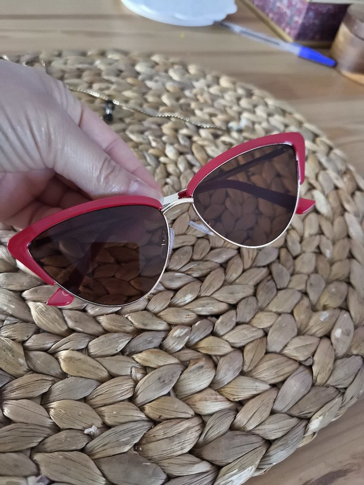 Mango Bohem Zincir Detaylı Renkli Kadın Güneş Gözlüğü - Görsel 2