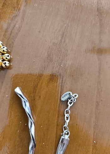 Beden Mango Altın-Gümüş Renkli Boncuklu Bohem Takılar