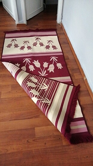 Çift Taraflı Vintage Kilim 