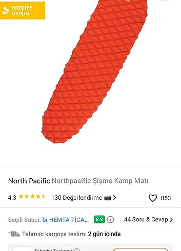 North Face Kamp Matı