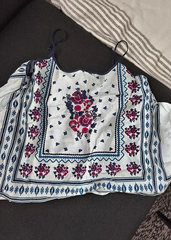 Nakışlı Bohem plaj kıyafeti - Görsel 2