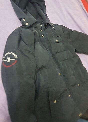 Polo kuş tüyü mont