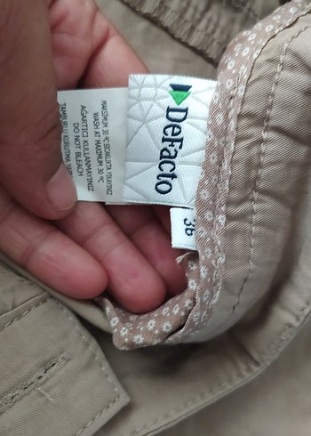 36 Beden camel Renk Kadın Bej Regular Fit Bermuda Şort
