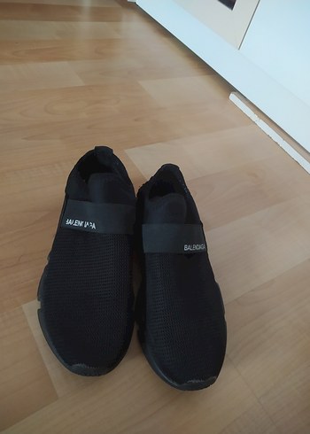 Siyah kadın Günlük Spor Ayakkabı Velcro