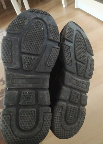 35 Beden Siyah kadın Günlük Spor Ayakkabı Velcro