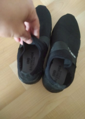 35 Beden siyah Renk Siyah kadın Günlük Spor Ayakkabı Velcro