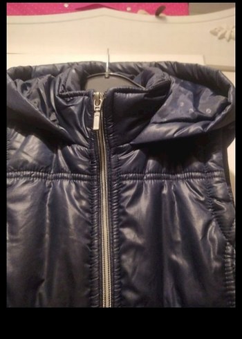 Kapüşonlu Fermuarlı çocuk Yelek - Görsel 5