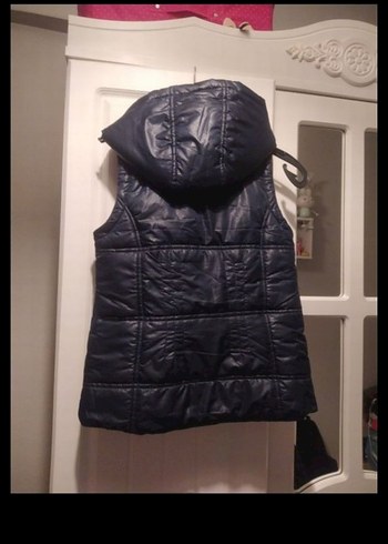 Kapüşonlu Fermuarlı çocuk Yelek - Görsel 2