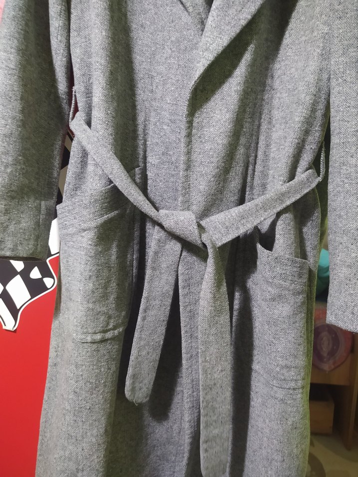 Gri Uzun Kemerli Kaban - Görsel 2